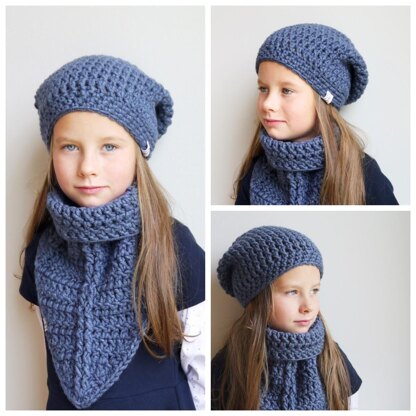 Beanie Hat and Scarf Set