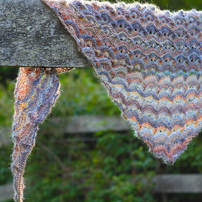 Melo Melo Shawl in Berroco Folio Color - Downloadable PDF