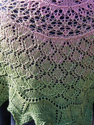 A Slice of Summer shawl