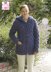 Jacket & Sweater in King Cole Big Value Super Chunky - 4874 - Downloadable PDF