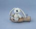 Mini bunny knitting flat