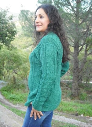 PERGUSA, cotton lady sweater