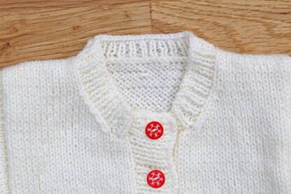 P24 Cardigan with Rudolph Motifs