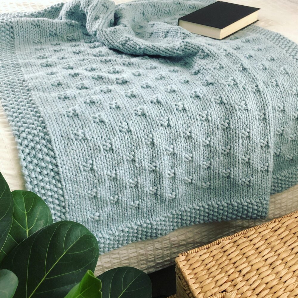 Belleview Blanket Knitting pattern by Fifty Four Ten Studio