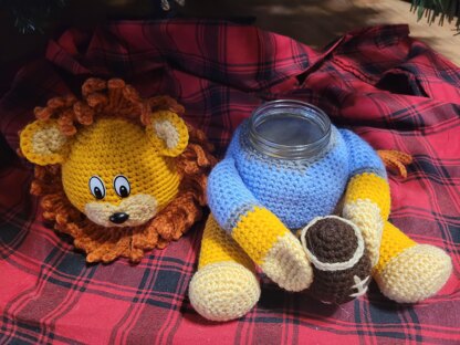 Lion Stash Jar