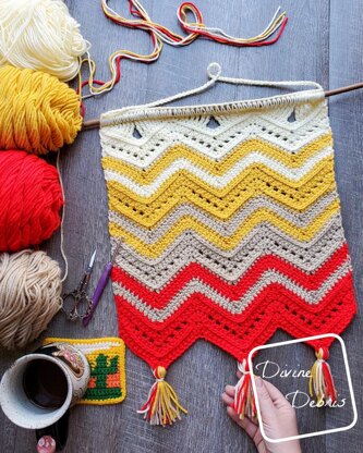 Colorful Chevrons Wall Hanging