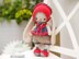 Crochet Pattern - Doll Clothes - Outfit Cute Little Girl for Bunny toy