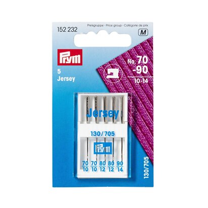 Prym Jersey Sewing Machine Needles 130/705 70-90 Assorted