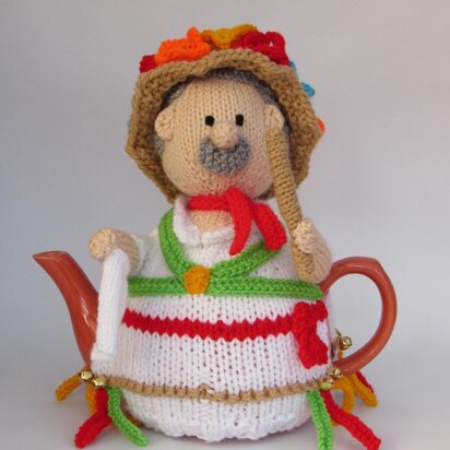 Morris Dancer Tea Cosy Knitting Pattern