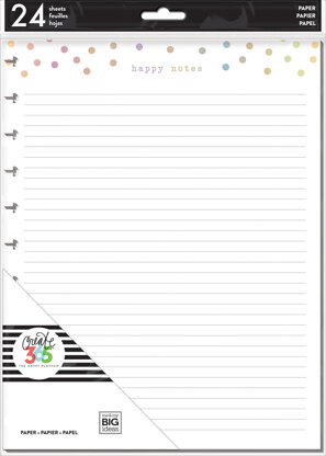 Happy Planner Big Fill Paper 24/Pkg - Happy Life Foil