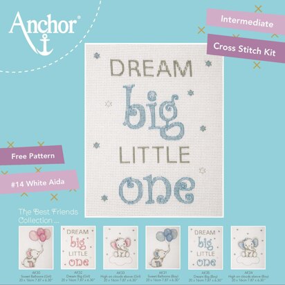 Anchor Dream Big - Boy Cross Stitch Kit