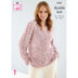 Cardigan and Waistcoat in King Cole Linendale Reflections DK - 6337 - Leaflet