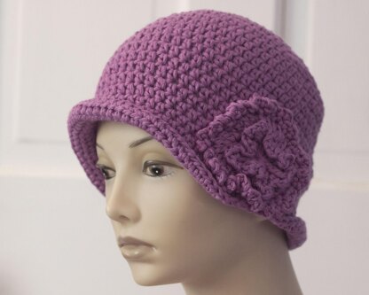 Cotton Flapper Cloche