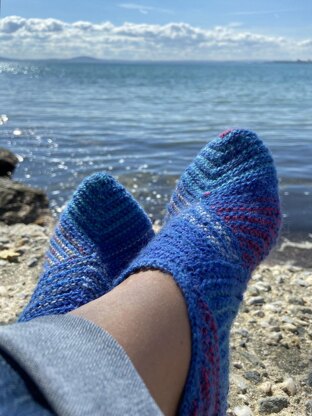 Slippers "Terlichki" (tunisian crochet)