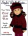 Knitting pattern that fits American Girl and 18 inch dolls. Faux Velvet Coat and Hat.