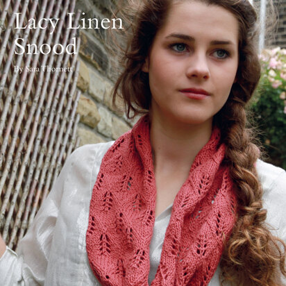 Lacy Linen Snood in Rowan Creative Linen - knitting pattern