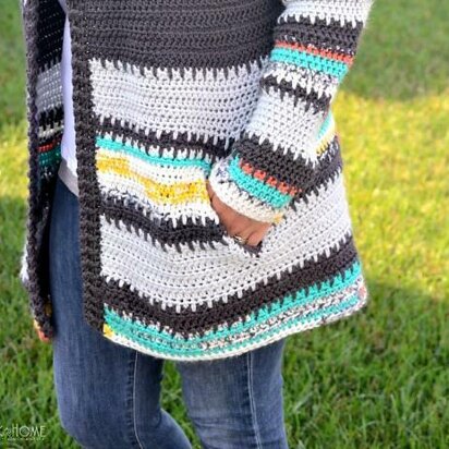 Painted Canyon Hooded Cardigan