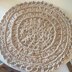 Circular Crochet-Look Throw