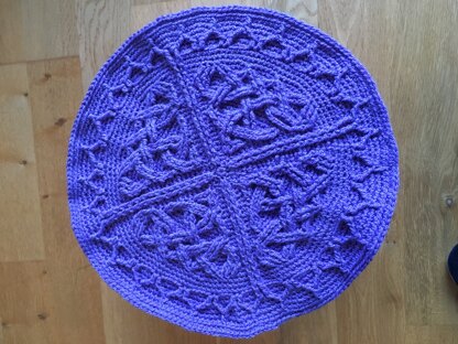 Cabled Mandala