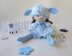 Lady Lamb doll knitted flat