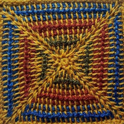 Tunisian Sampler Blanket CAL (25 squares)