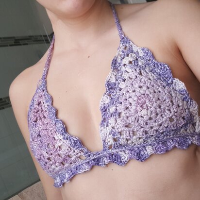 STARSEA Bralette - Crochet Pattern - Elastic Summer Bikini Top