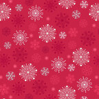 Snowflakes Red (C72-3)