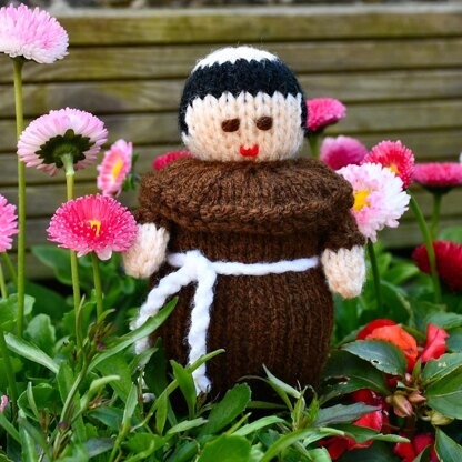 Medieval Monk Doll Knitting Pattern - Toy Knitting Pattern