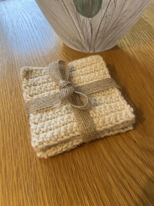 Oatmeal crochet Coasters