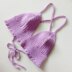 Purple Berry Bra Top
