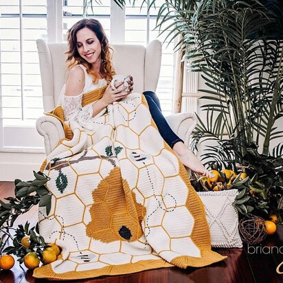 Buzzing Beehive Blanket