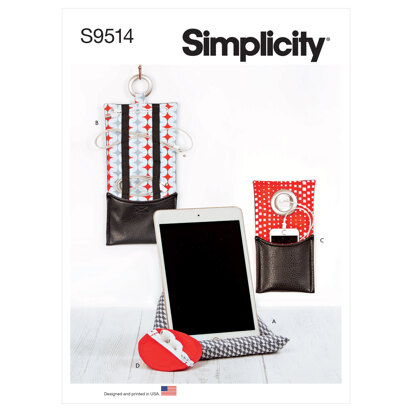 Simplicity Tech Accessories S9514 - Paper Pattern, Size OS (One Size Only)