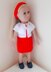 Red Headband for Doll