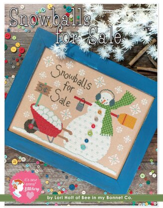 It's Sew Emma Snowballs for Sale Cross Stitch Pattern - ISE449 - Leaflet