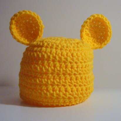 Teddy Bear Hat Newborn to Adult