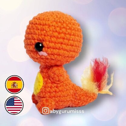 Charmander pokemon plush amigurumi