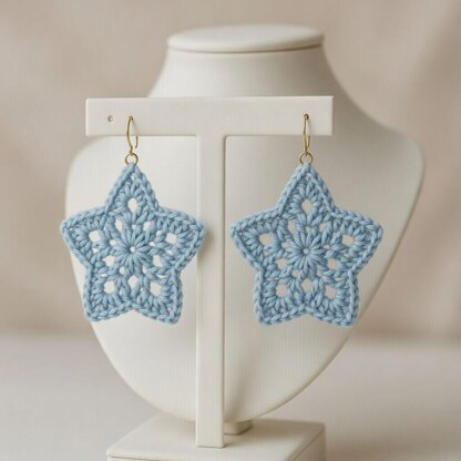 Crochet star earringsCrochet Mini Heart Pattern – PDF + Video Tutorial