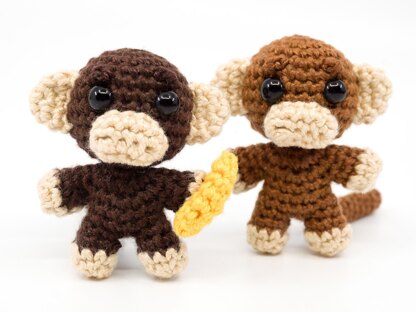 Mini Noso Monkey Crochet Pattern