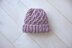 Faux Cable Knit Beanie