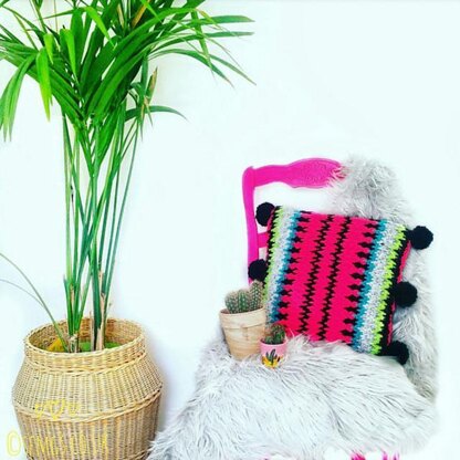 Cabo Boho Spike Stitch Cushion