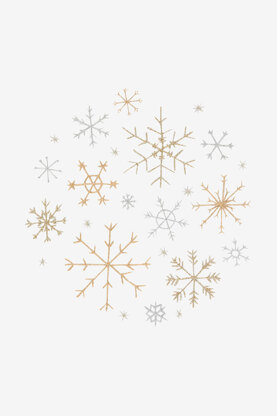 Snowflakes in DMC - PAT0806 - Downloadable PDF