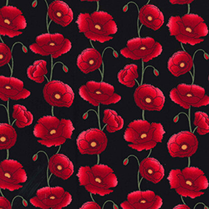 Poppies Black