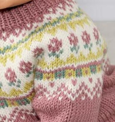 Emmarie Jumper Pdf Knitting Pattern Multiple sizes