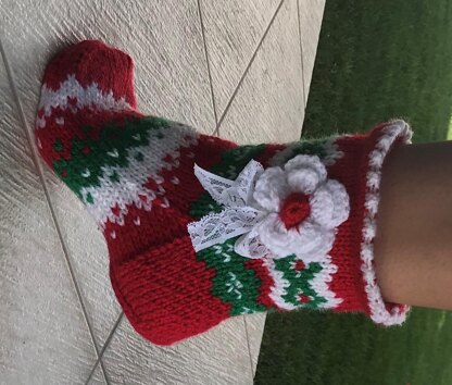 Christmas ankle socks