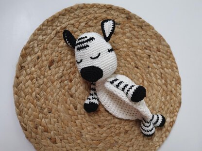 Zebra lovey - snuggler