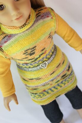 Sweater Tunic for 18 inch Dolls