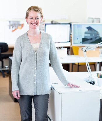 Churchmouse Studio Go-To Cardigan in Rowan Felted Tweed PDF