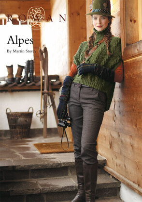 Alpes Collared Cape in Rowan Kid Classic