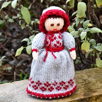Victorian Doll Knitting Pattern - Toy Knitting Pattern