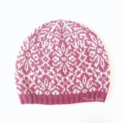 Prafulla beanie - knitting pattern